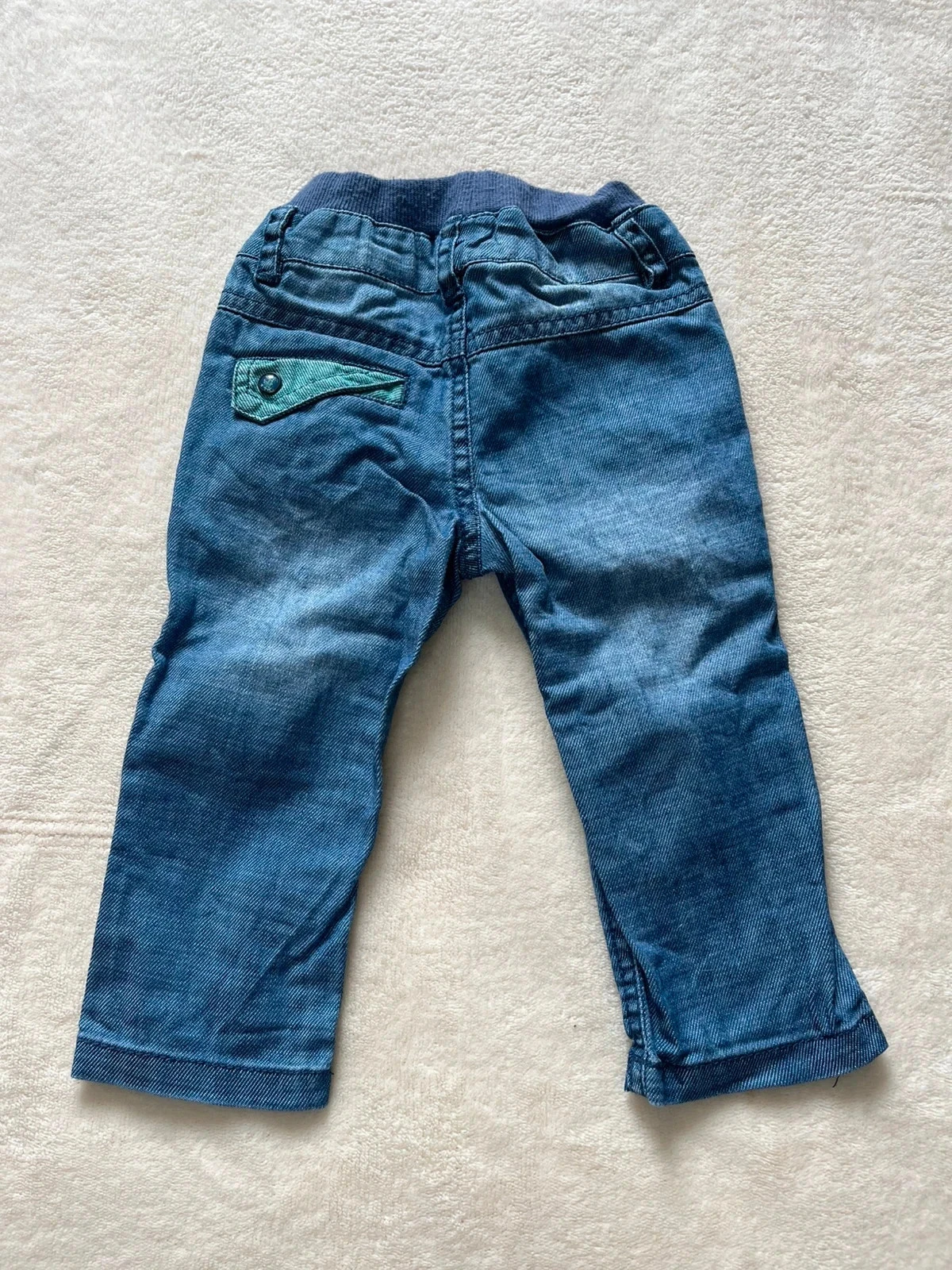 Lot van 3 baby jeans 12 maanden trendy look ✊♥ – photo 10